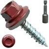 (250) BRAUNY BOY RED - Metal Roofing Screws #10 ×