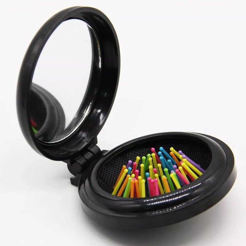 Happy Trees 6 Pcs Viaje Redondo Cepillo De Pelo Con