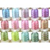 New 50 Cones Variegated Colors Polyester Machine Embroidery Thread 40wt