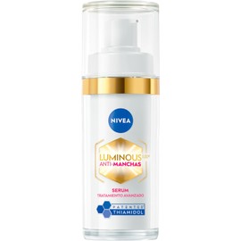 NIVEA LUMINOUS630 Anti-manchas Serum Facial tratamiento avanzado (30 ml) - Con Ácido Hialurónico, para una Piel Luminosa sin Manchas por Edad, Solares ni Hormonales