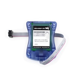 Waveshare AVR ISP Programmer, for ATMEL AT AVRISP MkII, Supports AVR Studio 4/5/6 or Higher Version