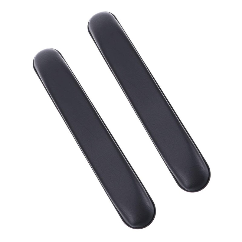 Exceart 2Pcs Padded Armrests Universal Arm Pads Replacement Leather Armrest