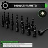 SWANLAKE GARDEN TOOLS 55-Piece Magnetic Nut Driver Set, Metric &