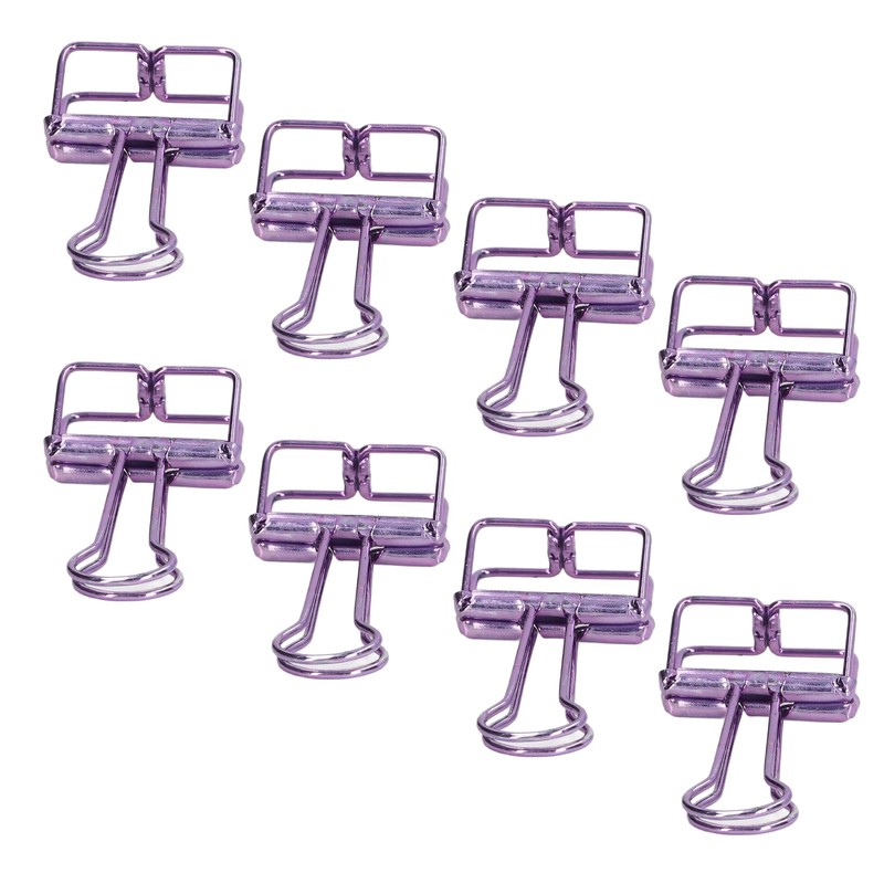 80 Pcs Binder Clips 19mm Powerful Clamping Force Durable Metal