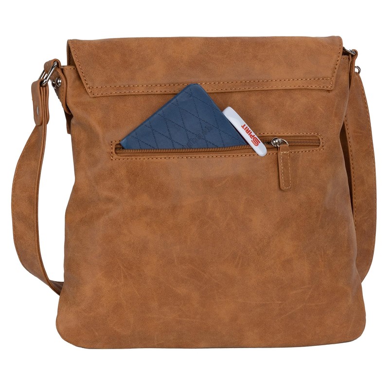 EAAKIE Women's Shoulder Bag, Handbag, Shoulder Bag with Leather Look