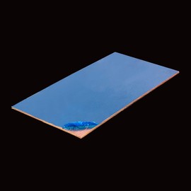 BENECREAT 2 Sheets 99% Pure Copper Plate, Thickness 0.04 inch (1 mm), Rectangle 7.9 x 3.9 inches (200 x 100 mm), Machine Cutting, Precision Machining, For Mold Making