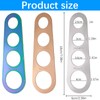 DMZK 3 Pcs Pasta Spaghetti Measurer Tool, Stainless Steel Pasta
