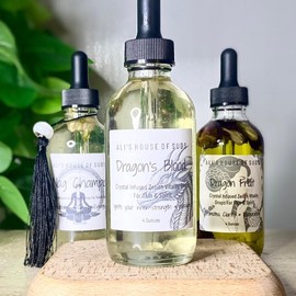Crystal Infused Zenith Vitality Drops for Skin & Spirit, Handcrafted, Dry Skin Body Oil, 4 Ounces:_Fragrance_Scorpio (Night Violet Cardamom Ylang)