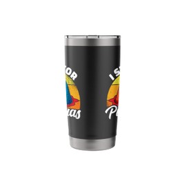 I Stop For Piragua Shaved Ice Fruit Puerto Rico Stainless Steel Insulated Tumbler
