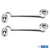 XFORT® 150mm Chrome Cabin Hook, Gate Latch, Door Latch, Door