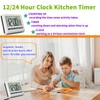 Generic Magnetic Digital Clock for Kitchen - Timer with Alarm,
