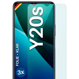 moex FlexProtect Screen Protector Compatible with Vivo Y20s Screen Protector Only 0.2 mm Thin, HD Ultra Clear and Extra Scratch-Resistant - Pack of 3