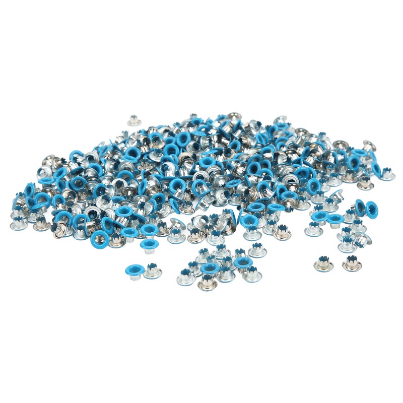 500Pcs Eyelet Grommet Round Edge Color Fine Workmanship Good Toughness