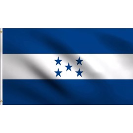 Bandera Pais Honduras 1.5m X 90cm Hondureña Poliester Futbol