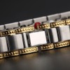 Double Strength Titanium Steel Magnetic Therapy Lose Weight Bracelet for