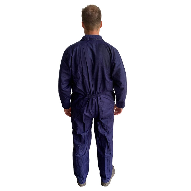 Turners Mens Work Overalls Boilersuit Navy - Warehouse Garages Students