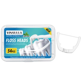 Ultraclean Access Flosser Refill Heads, Compatible with Listerine Ultraclean Access Flosser, Mint 60 Count (Pack of 3)