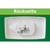 LIV Push Plate for Isosan/Verosan Flush-Mounted Cistern with 2 Quantities