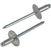LOBTEX NSA63LFMP Blind Rivet Large Flange Eco Pack Aluminum/Steel 6-3