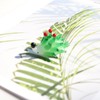 Crrezhai Hand-Blown Glass Hedgehog Decor: Handmade Crystal Animal Statue Room