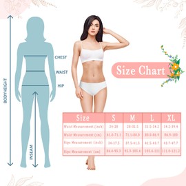 Vabean 40 Pcs Women's Disposable Underwear Polyester Cotton Ladies Briefs Panties Women for Travel Hospital Hotel Stays (White,XL Size)