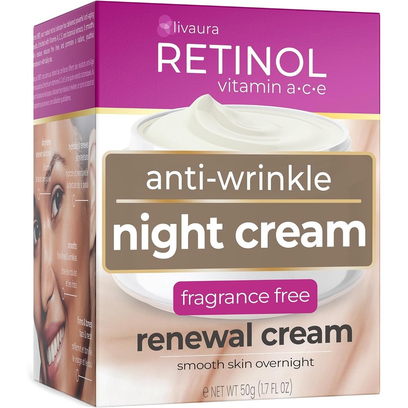 Retinol- Cuidado de la piel LdeL Cosmetics Crema de noche