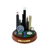 Great Chicago Gifts Chicago Skyline Color Resin Paperweight Sculpture -