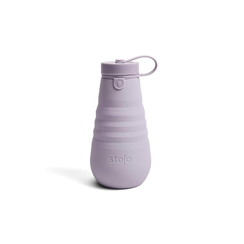 STOJO Collapsible Bottle, Reusable & Leak Proof Travel Water Bottle,