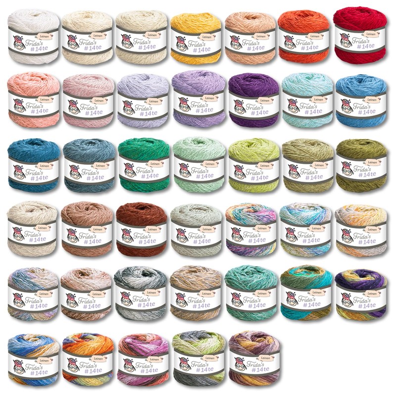 Frida's Wollhaus Frida's 100 g #14te Linen Summer Yarn Crochet