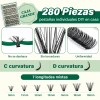 Kit Pestañas Mink Sintético Keyyou Ky-rrkit-30d+40d