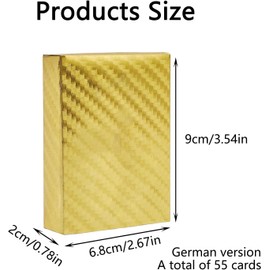 Ankipso Golden Rare Cards Set, 55 Pieces Cartoon Trading Cards, Vmax Cards, Anime Metal Cards, Comics, Gold-Plated Cards, Anime Trading Cards for Children (German)