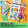 Bright Stripes iHeartArt Kids Art Set, Collage, Drawing and Coloring