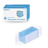 NIWOPO Disposable Face Masks, 100PCS 3 Ply Protection Mask (Blue)