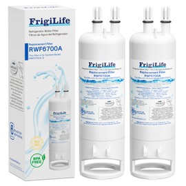 FrigiLife W10295370A Refrigerator Water Filter Compatible with EDR1RXD1, Everydrop® Filter 1, EDR1RXD1B, WHR1RXD1, KAD1RXD1, 46-9081, 46-9930, P5WB2L, P8RFWB2L, 2Pack