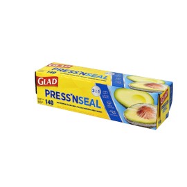 Press and Seal glad Wrap 【True Vacuum-Like Seal】(Can be used as beeswax wrap or vegetable storage bag alternative!) [GLAD (Glad)] Press and Seal 140 (30cm x 43.4m) x 1 roll