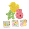 FOMIYES 4sets Gentle Bath Sponges for Kids Adults Exfoliating Sponge
