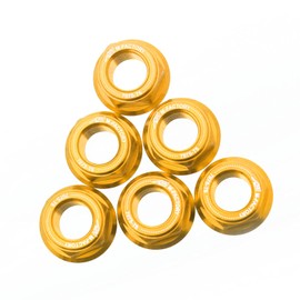 Gold CNC Racing Rear Sprocket Nuts Set For GSX-R 750 GSXR1000 GSF1200 SV650 Vstrom 650 TL1000R