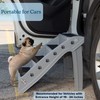 Dog Stairs - Pet Stairs with 4-Step Design for Beds,