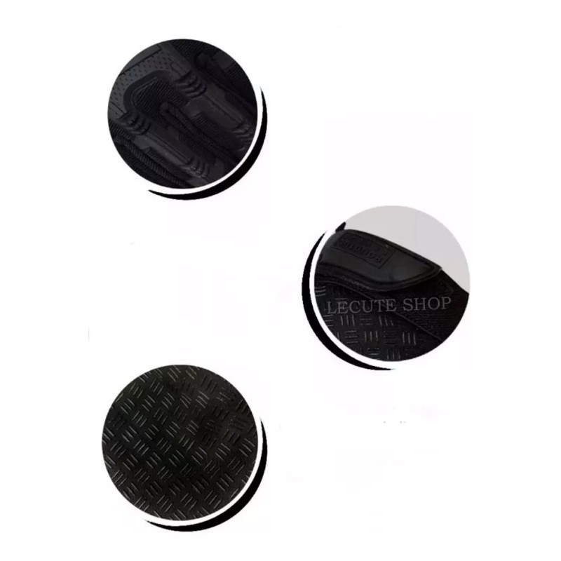 Tohil Guantes Tacticos Protección Antiderrapante Camping Ajustable