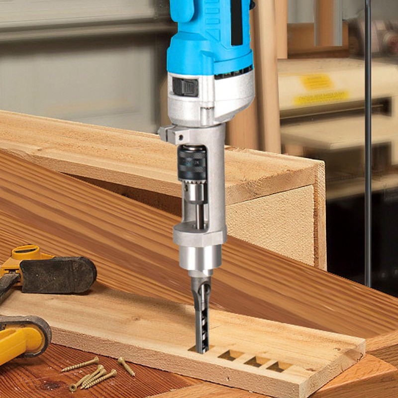 Square Hole Drill Bit Adapter for 38-43mm Drill Chucks 19mm