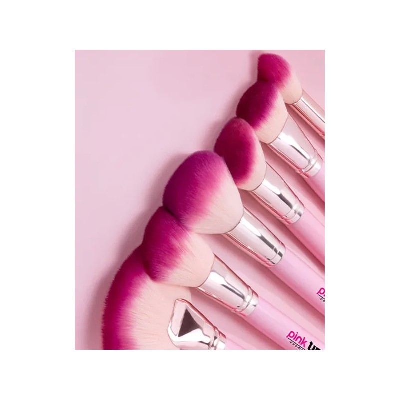 Pink Up, Brocha De Ojos Para Difuminar, Cerdas Suaves, Pk24
