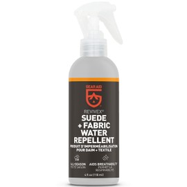 GEAR AID Revivex Nubuck Suede Protector and Fabric Water Repellent for Waterproof Breathable Shoes and Boots, 4 fl oz