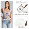 SUOSDEY Fashion Leather Belts for Women Ladies Belts for Jeans