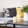 TECHLONG Flickering Flameless Candles with 3D Moving Flame, Last 1000+