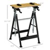 Adjustable Height & Angle Work Bench, Carpenter Saw Table with