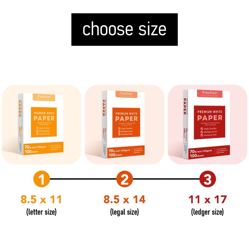 Bright White Paper - Multipurpose Office Print Writing Copy -