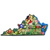 ARTWOOD MAGNET - VIRGINIA STATE MAP