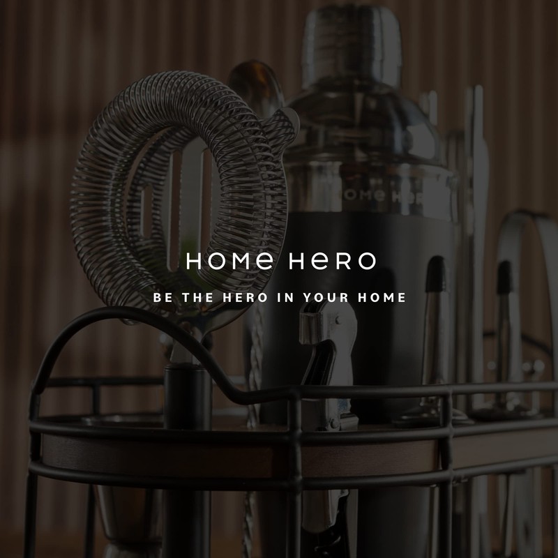 Home Hero Bartender Kit - 22-Piece Cocktail Shaker & Bar