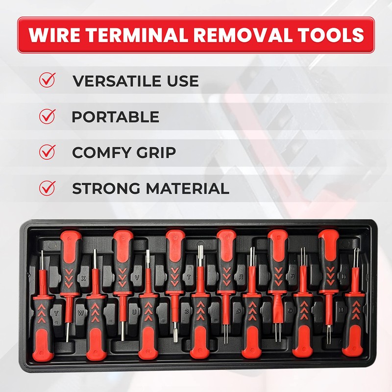 AFA Tooling Universal Terminal Removal Kit (25 PCS) – Safely