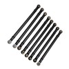 8pcs M3 Aluminum Alloy Link Rod Linkage Set for Axial